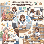 フリマ代行・代理出品ビジネスとは？仕組み・古物商許可のポイントをわかりやすく解説